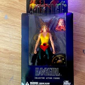 Hawk girl designed by Alex Ross